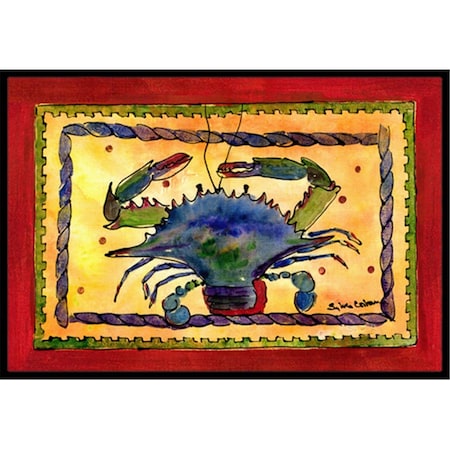 Carolines Treasures Crab Indoor Or Outdoor Mat - 18 x 27 in. 8056-MAT
